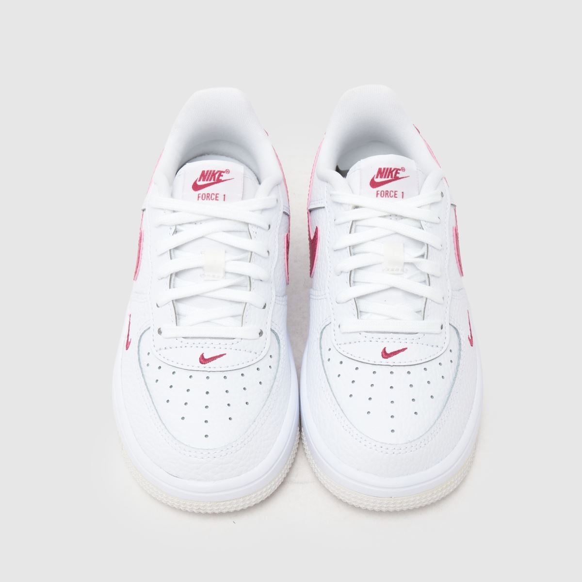 nike air force 1 junior red and white
