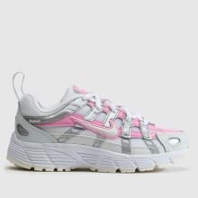 Nike P-6000 Girls Junior in White & Pink Nike P-6000,1 of 4