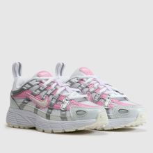Nike P-6000 Girls Junior in White & Pink Nike P-6000,2 of 4