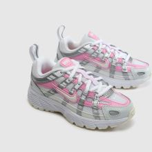 Nike P-6000 Girls Junior in White & Pink Nike P-6000,3 of 4