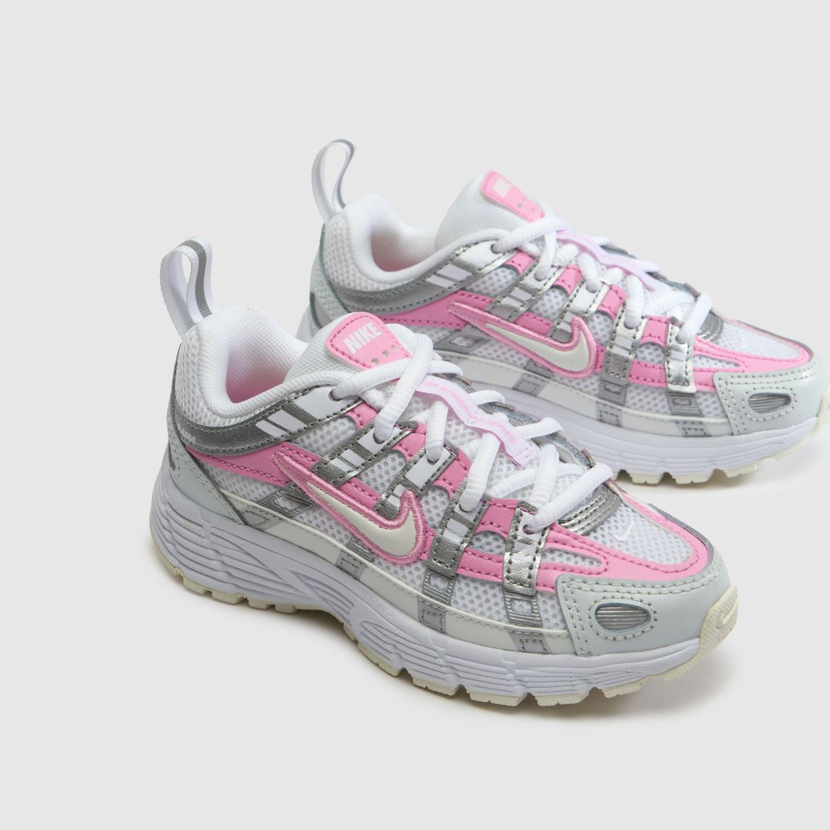 Nike P-6000 Girls Junior in White & Pink Nike P-6000 4