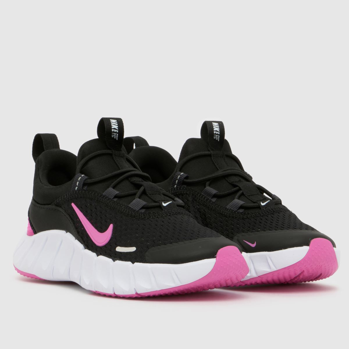 Nike Free Ride Girls Junior in Black & pink Nike Free Ride 1
