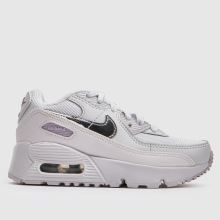 Nike AIR MAX 90 Girls Junior in Stone Multi Nike AIR MAX 90,1 of 4