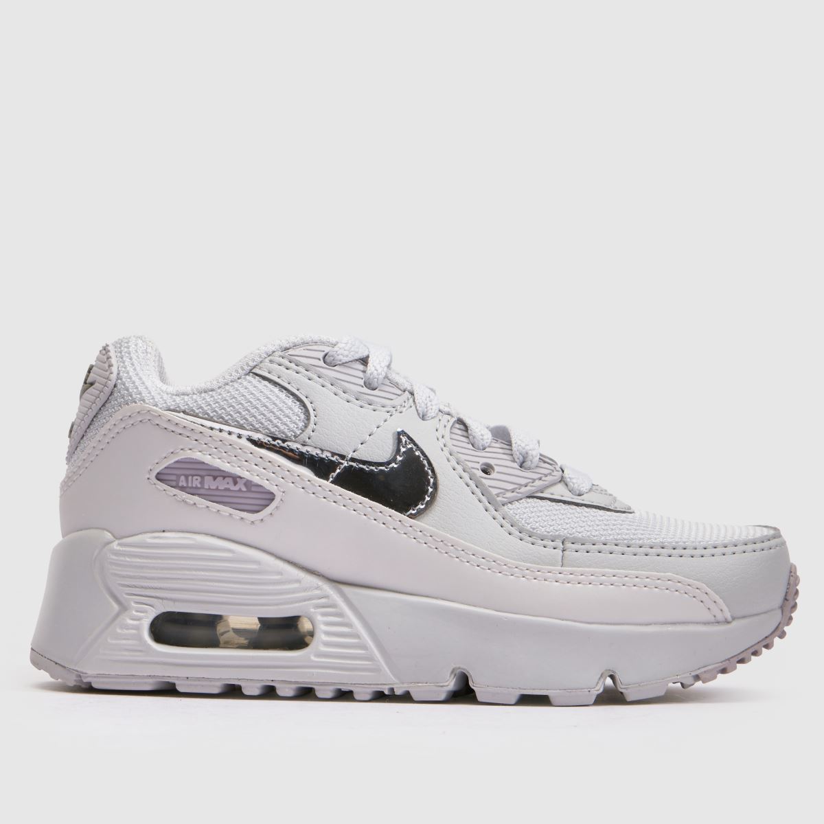 Nike AIR MAX 90 Girls Junior in Stone Multi Nike AIR MAX 90