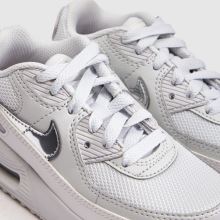 Nike AIR MAX 90 Girls Junior in Stone Multi Nike AIR MAX 90,3 of 4