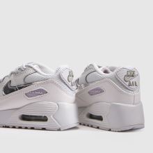 Nike AIR MAX 90 Girls Junior in Stone Multi Nike AIR MAX 90,4 of 4