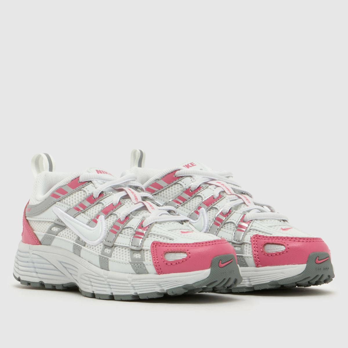 Nike P-6000 Girls Junior in White & Pink Nike P-6000 1