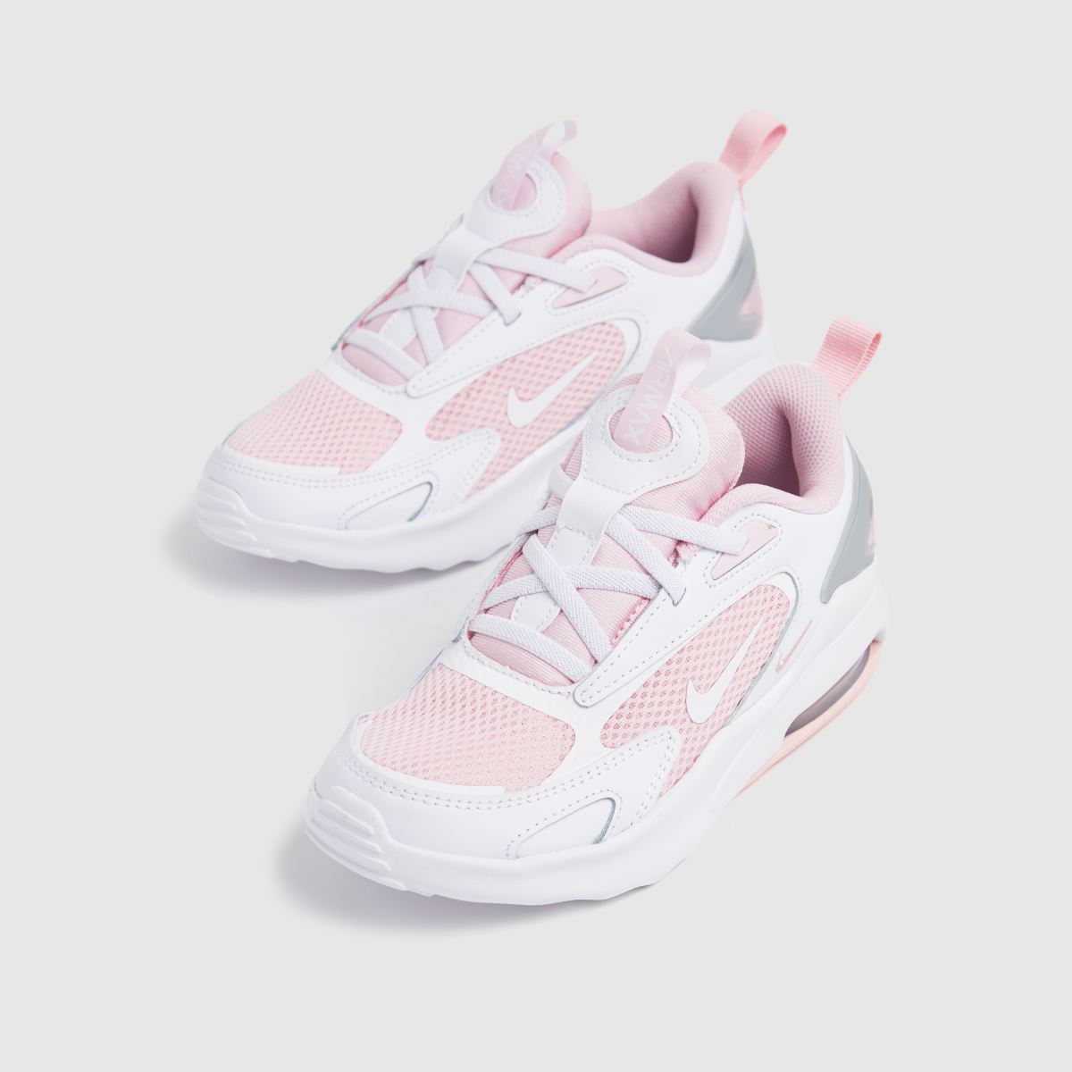 Girls White & Pink Nike Air Max Bolt Trainers | schuh