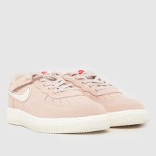 Nike Force 1 Low EasyOn LV8 Girls Junior in Pale Pink Nike Force 1 Low EasyOn LV8,2 of 4