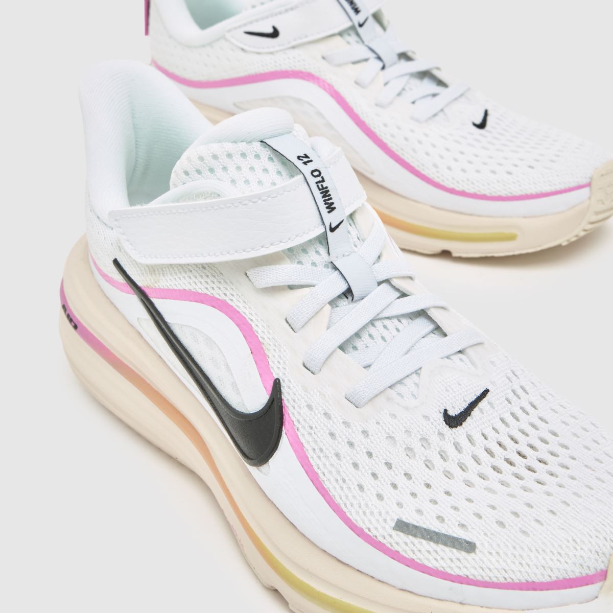 Nike Air Winflo 12 Girls Junior in White Multi Nike Air Winflo 12 4