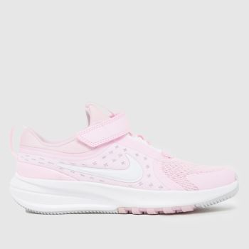 Nike Pale Pink Star Runner 5 Girls Junior