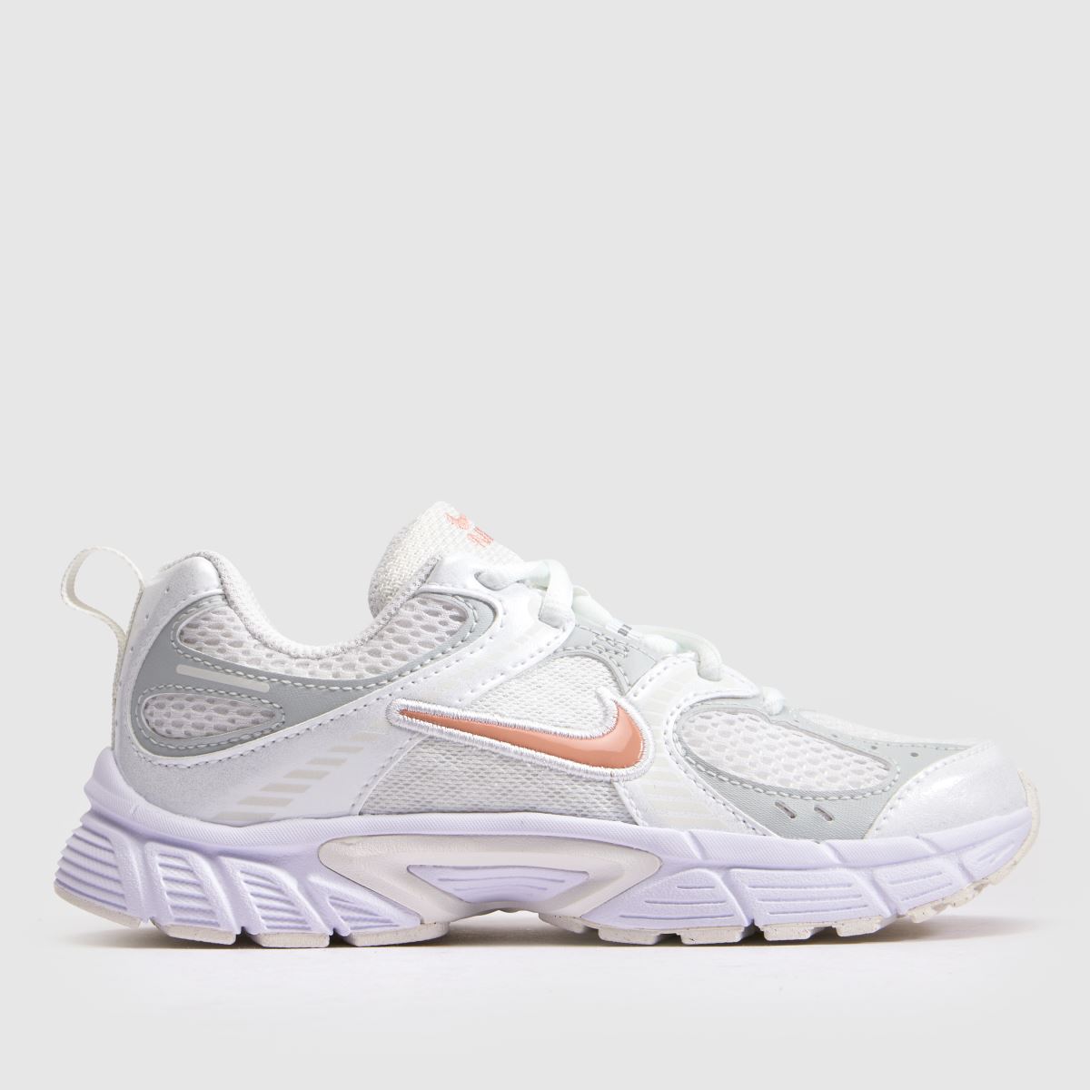 Nike V5 RNR Girls Junior in White & Pink Nike V5 RNR