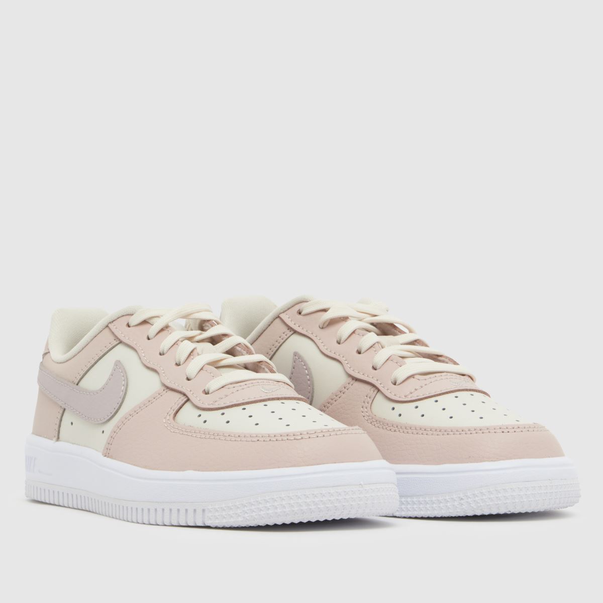 Nike Force 1 Low Girls Junior in Off-White Multi Nike Force 1 Low 1