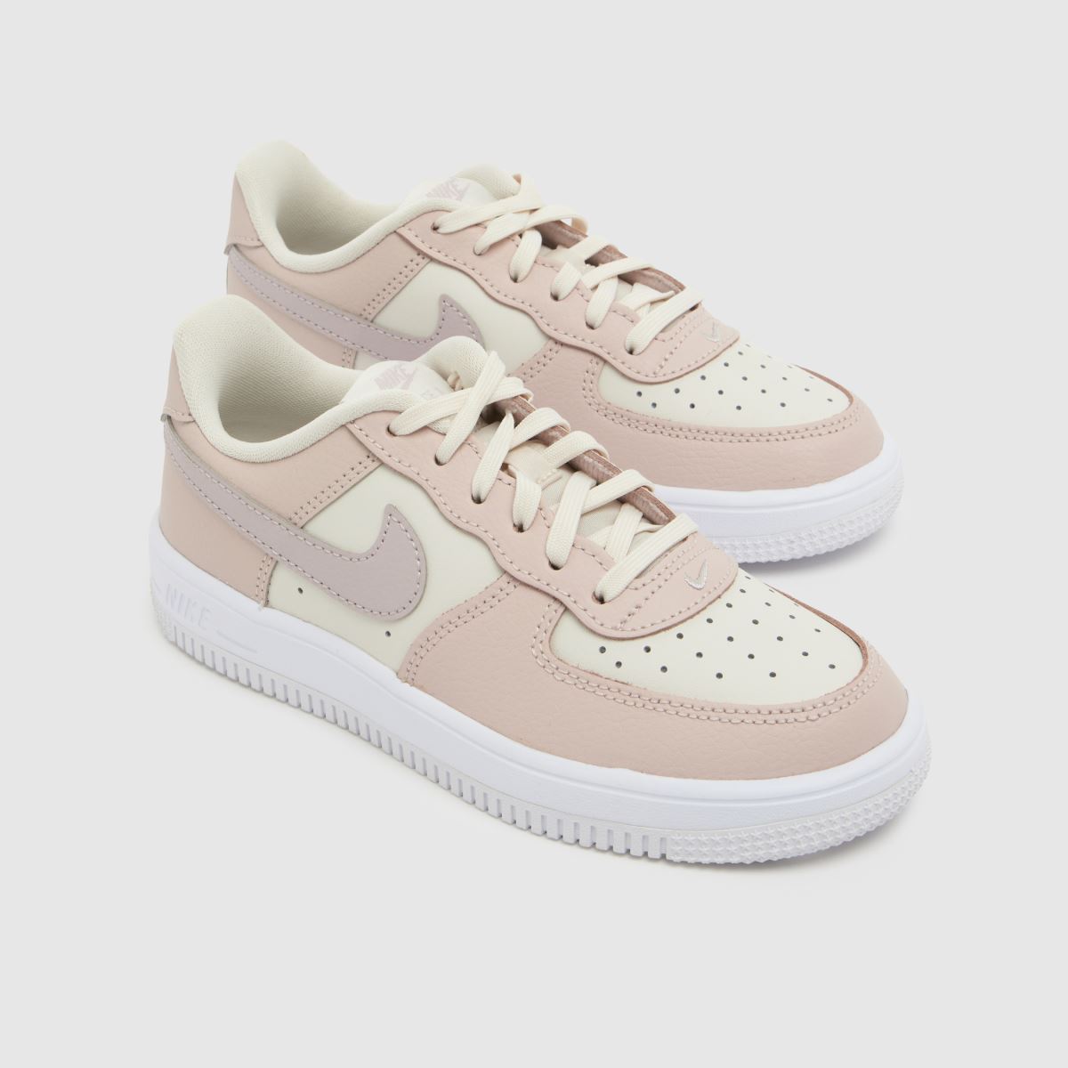 Nike Force 1 Low Girls Junior in Off-White Multi Nike Force 1 Low 4