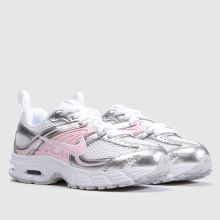 Nike Air Max Moto 2K Girls Junior in White & Pink Nike Air Max Moto 2K,2 of 4