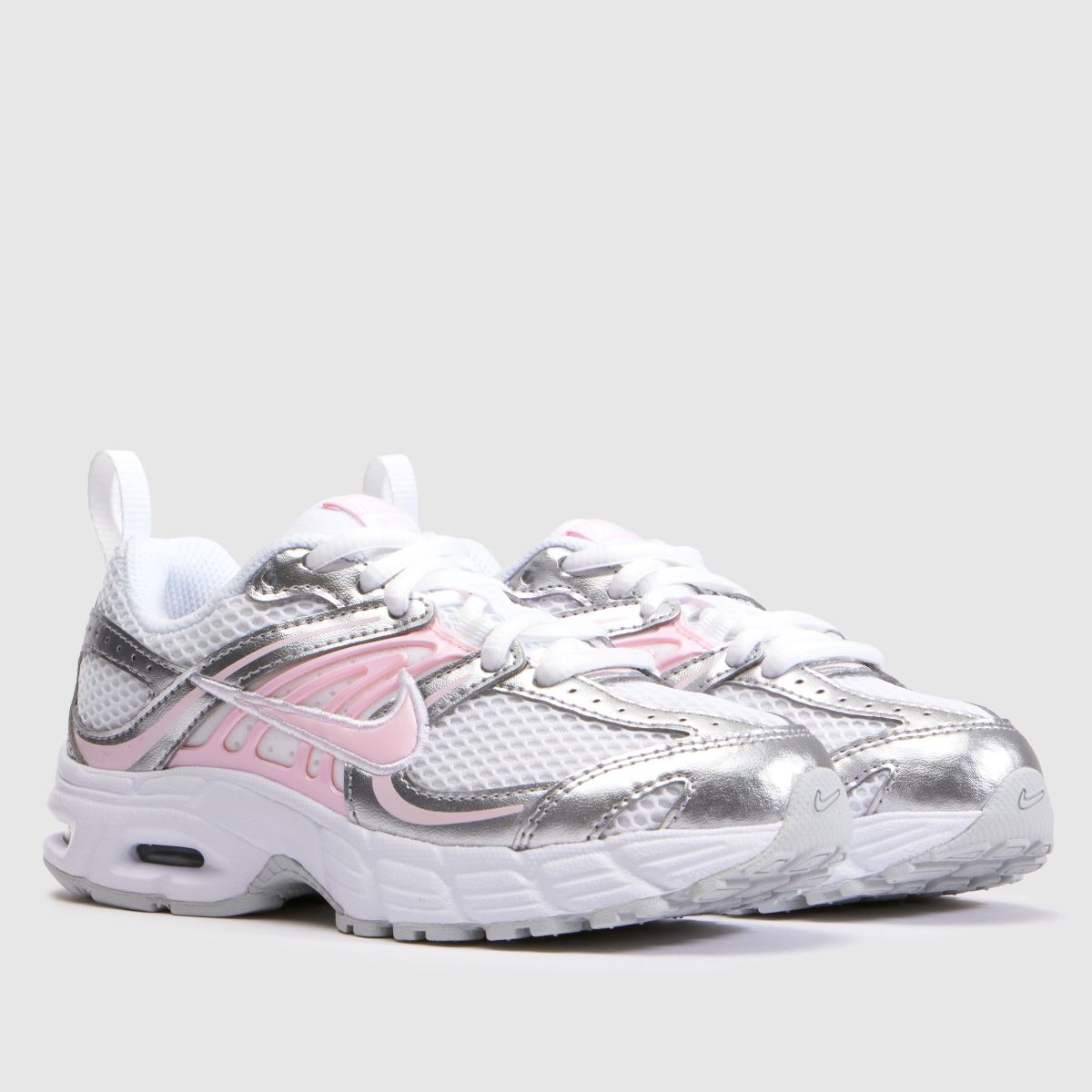 Nike Air Max Moto 2K Girls Junior in White & Pink Nike Air Max Moto 2K 1