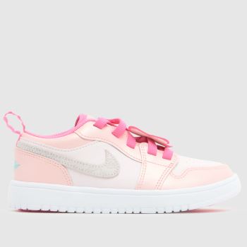Nike Jordan Pink Multi 1 Low Alt SE Girls Junior