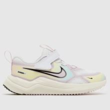 Nike Cosmic Runner Girls Junior in White Multi Nike Cosmic Runner,1 of 4