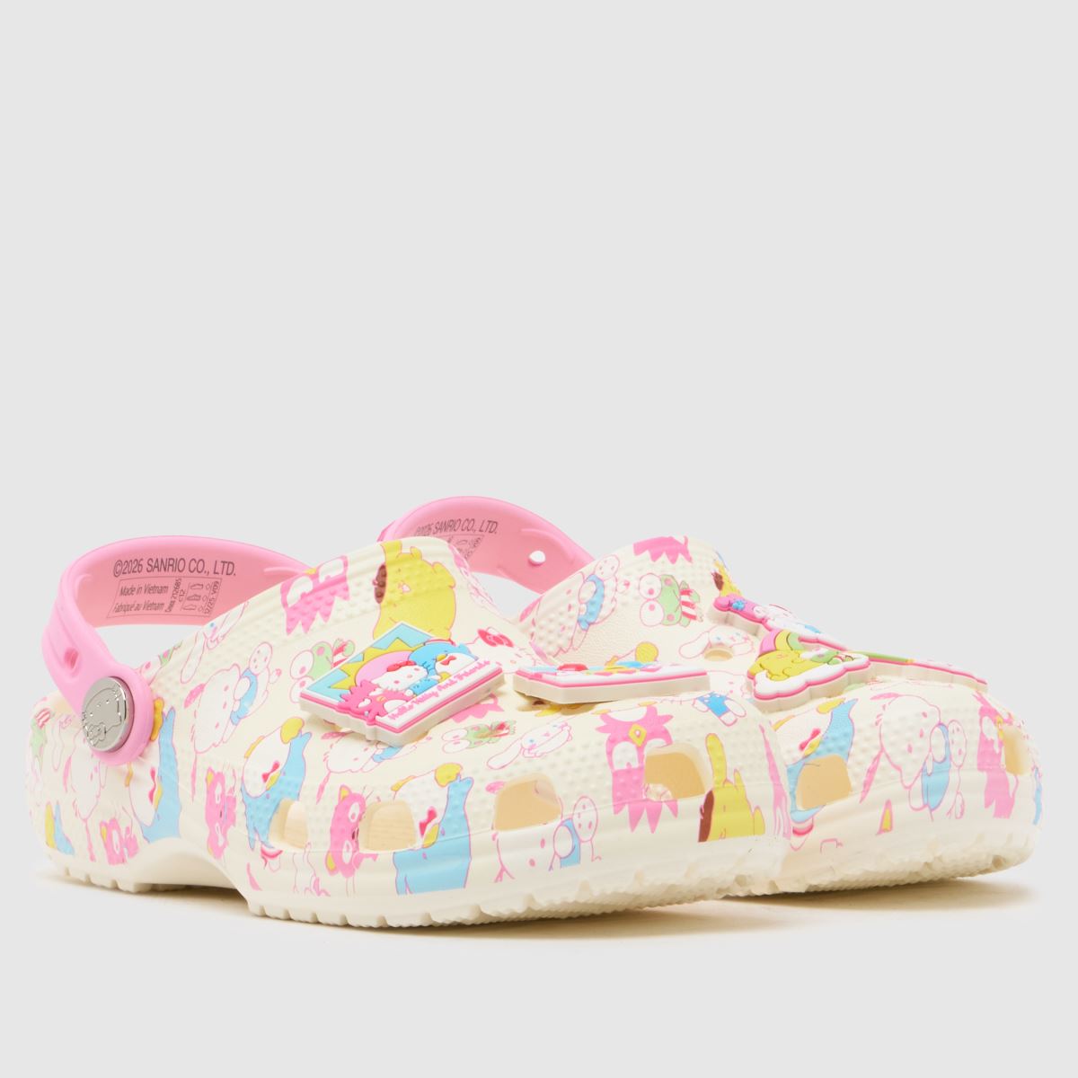 Crocs Classic Hello Kitty Clog Girls Junior in Pink Multi Crocs Classic Hello Kitty Clog 1