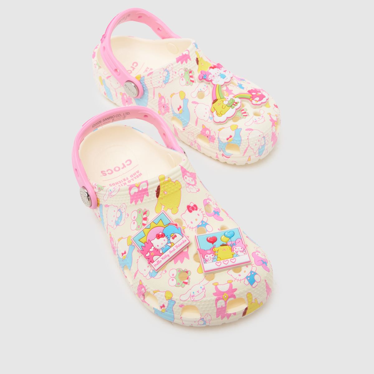 Crocs Classic Hello Kitty Clog Girls Junior in Pink Multi Crocs Classic Hello Kitty Clog 4