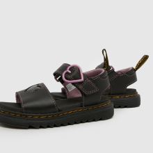 Dr Martens Marlowe Hearts II Girls Junior in Black Dr Martens Marlowe Hearts II,4 of 4