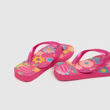 Havaianas Flores Girls Junior in Pink Multi Havaianas Flores,3 of 4