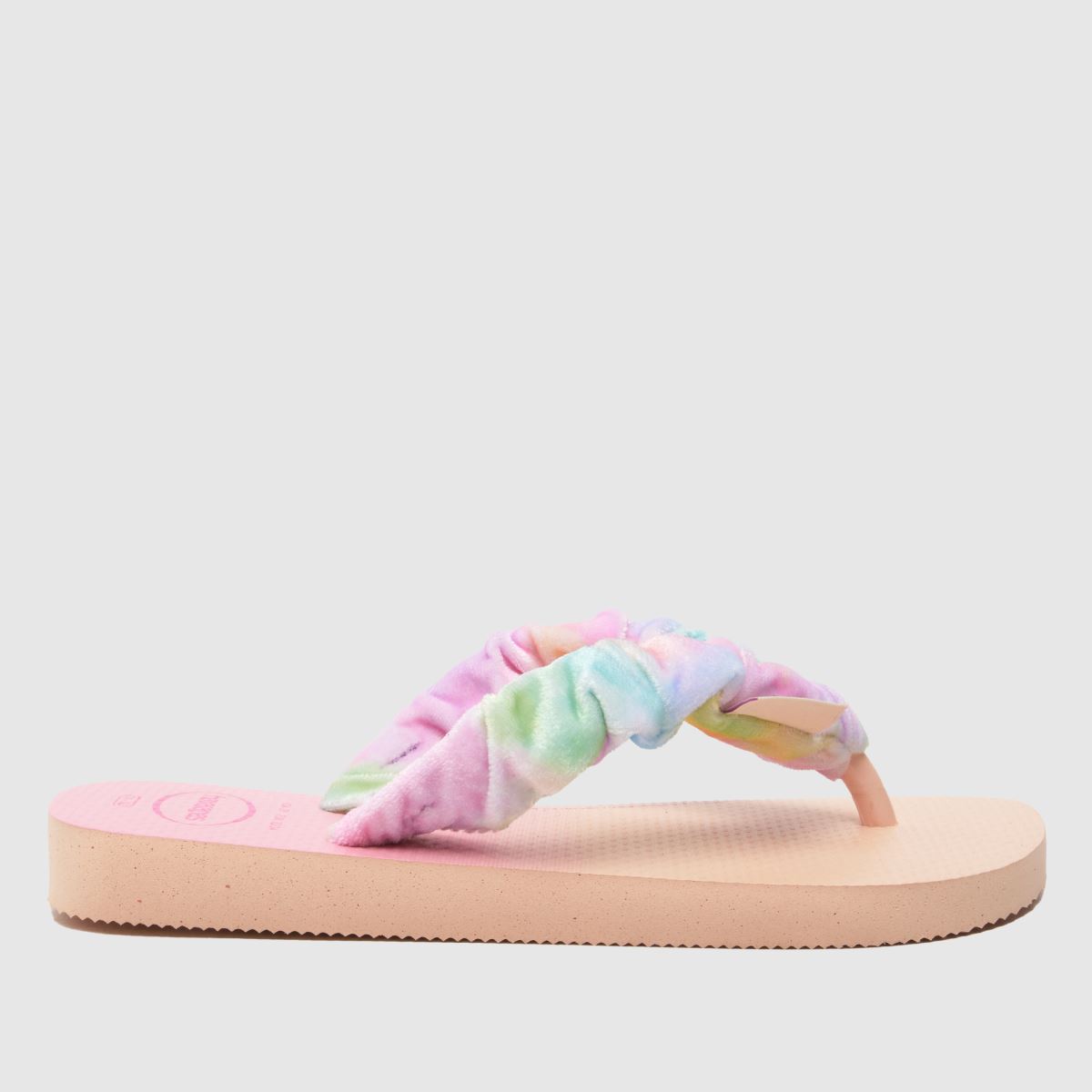 Havaianas Fluffy Girls Junior in Pink Multi Havaianas Fluffy 1