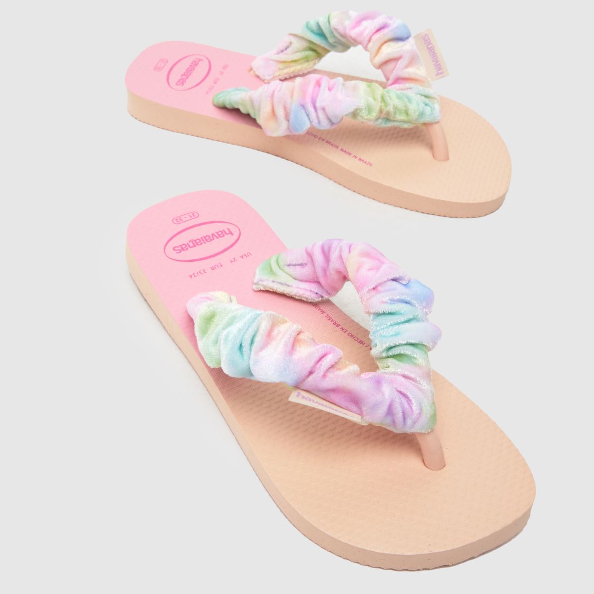Havaianas Fluffy Girls Junior in Pink Multi Havaianas Fluffy 7