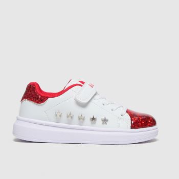 Lelli Kelly white & red helene trainers junior Lelli Kelly white & red helene trainers junior