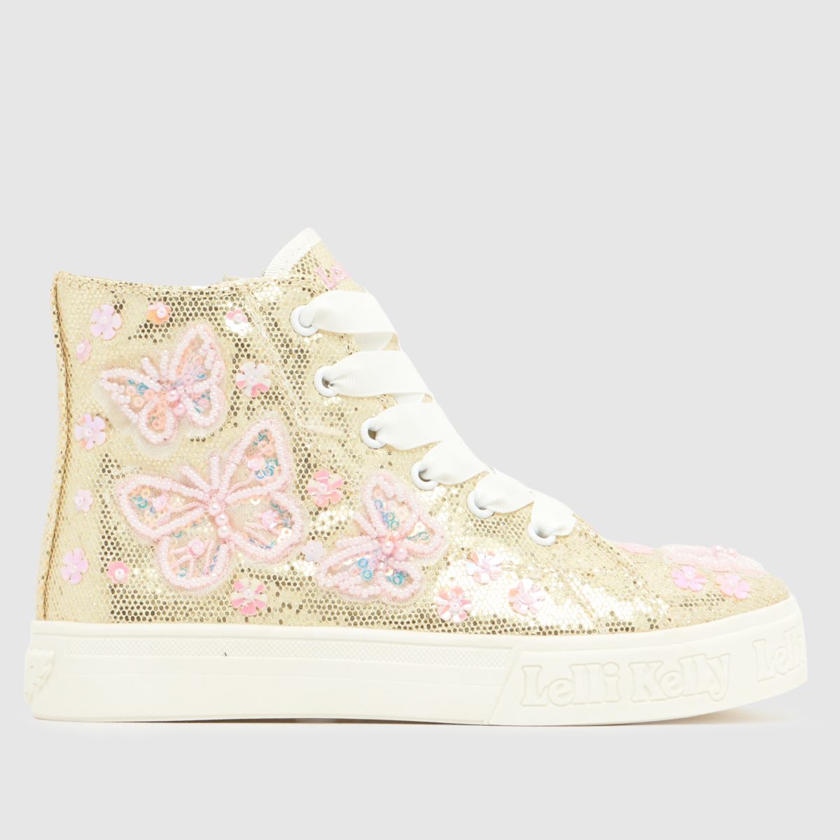 Lelli Kelly Gold Emerald Mid Girls Junior Trainers