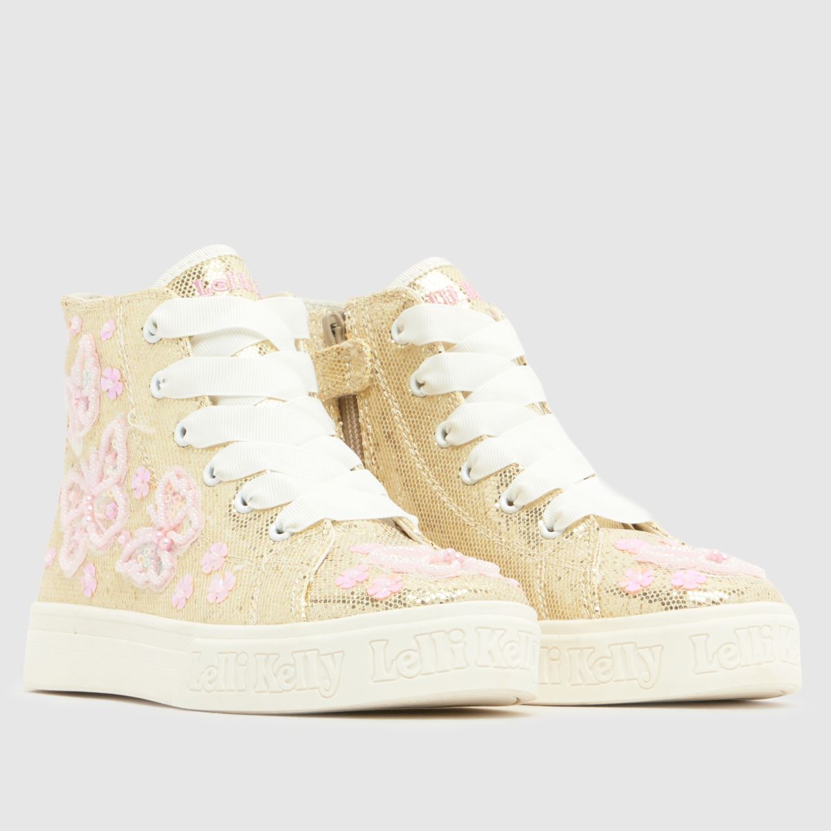 Kinder Lelli Kelly Gold Emerald Mid Sneaker Lelli Kelly Emerald Mid 1