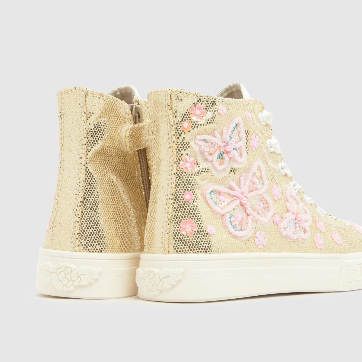 Kinder Lelli Kelly Gold Emerald Mid Sneaker Lelli Kelly Emerald Mid 7