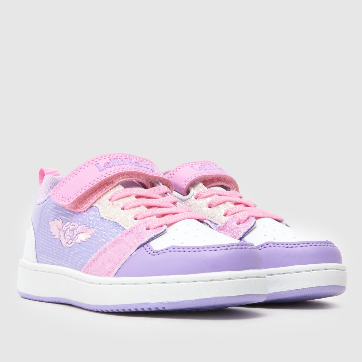 Lelli Kelly Amalia Girls Junior in White & Purple Lelli Kelly Amalia 1