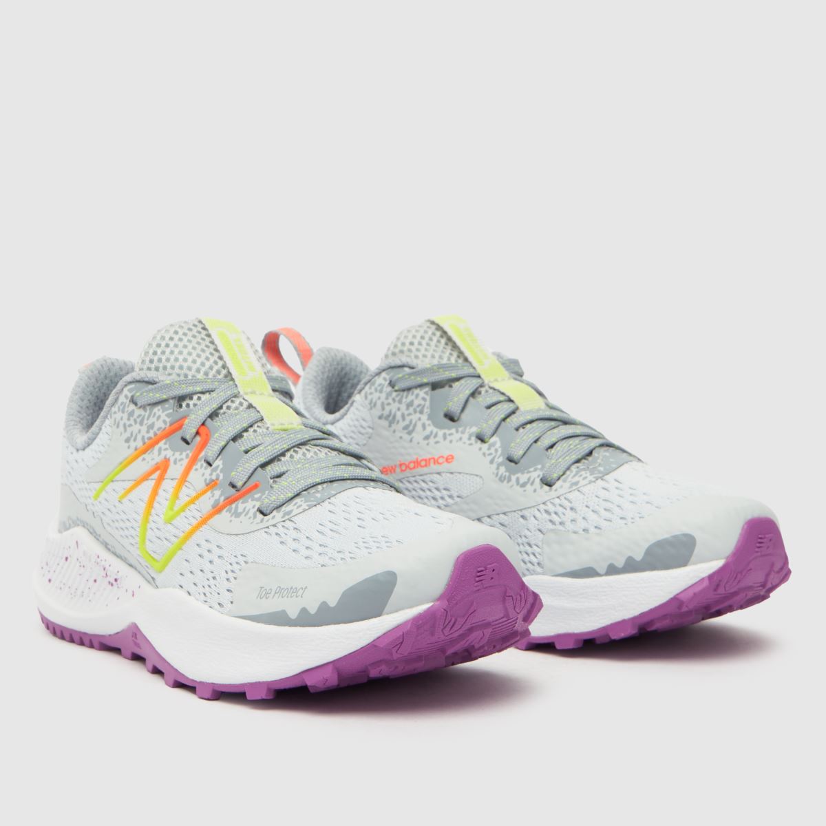 Kids Girls Junior Light Grey New Balance Dyna Soft Nitrel V5 Trainers