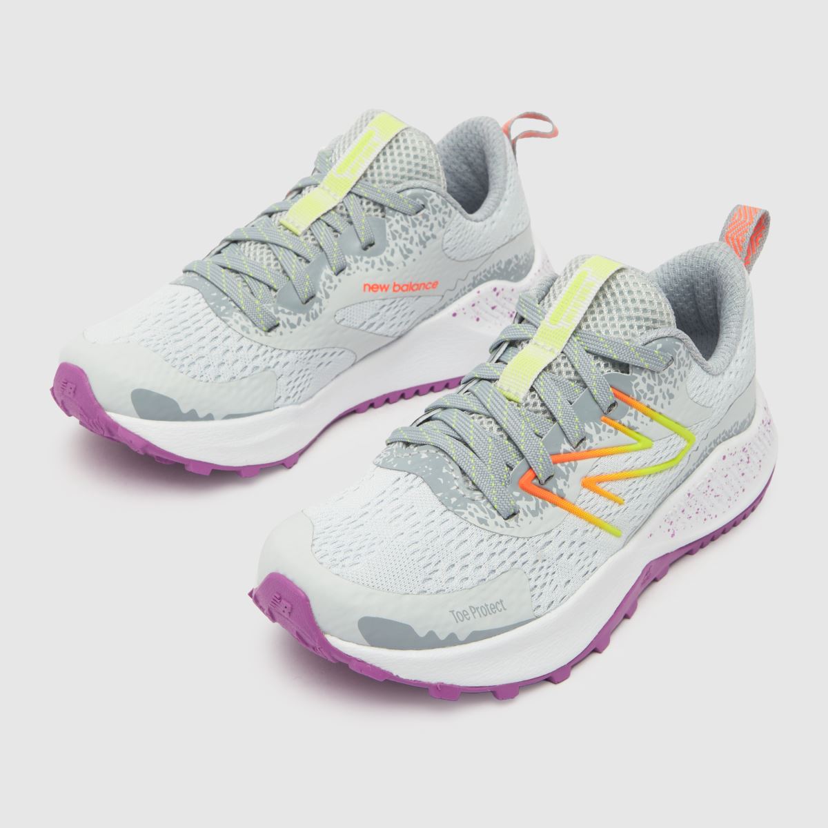 Kids Girls Junior Light Grey New Balance Dyna Soft Nitrel V5 Trainers