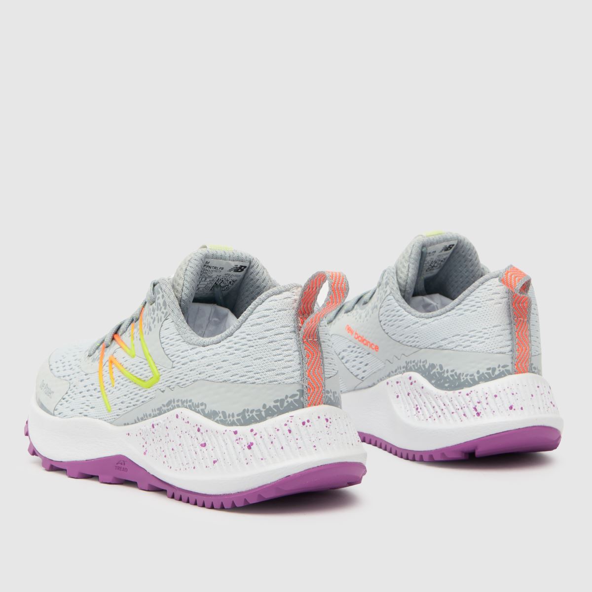 Kids Girls Junior Light Grey New Balance Dyna Soft Nitrel V5 Trainers