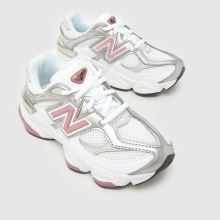 New Balance 9060 Girls Junior in White Multi New Balance 9060,3 of 4