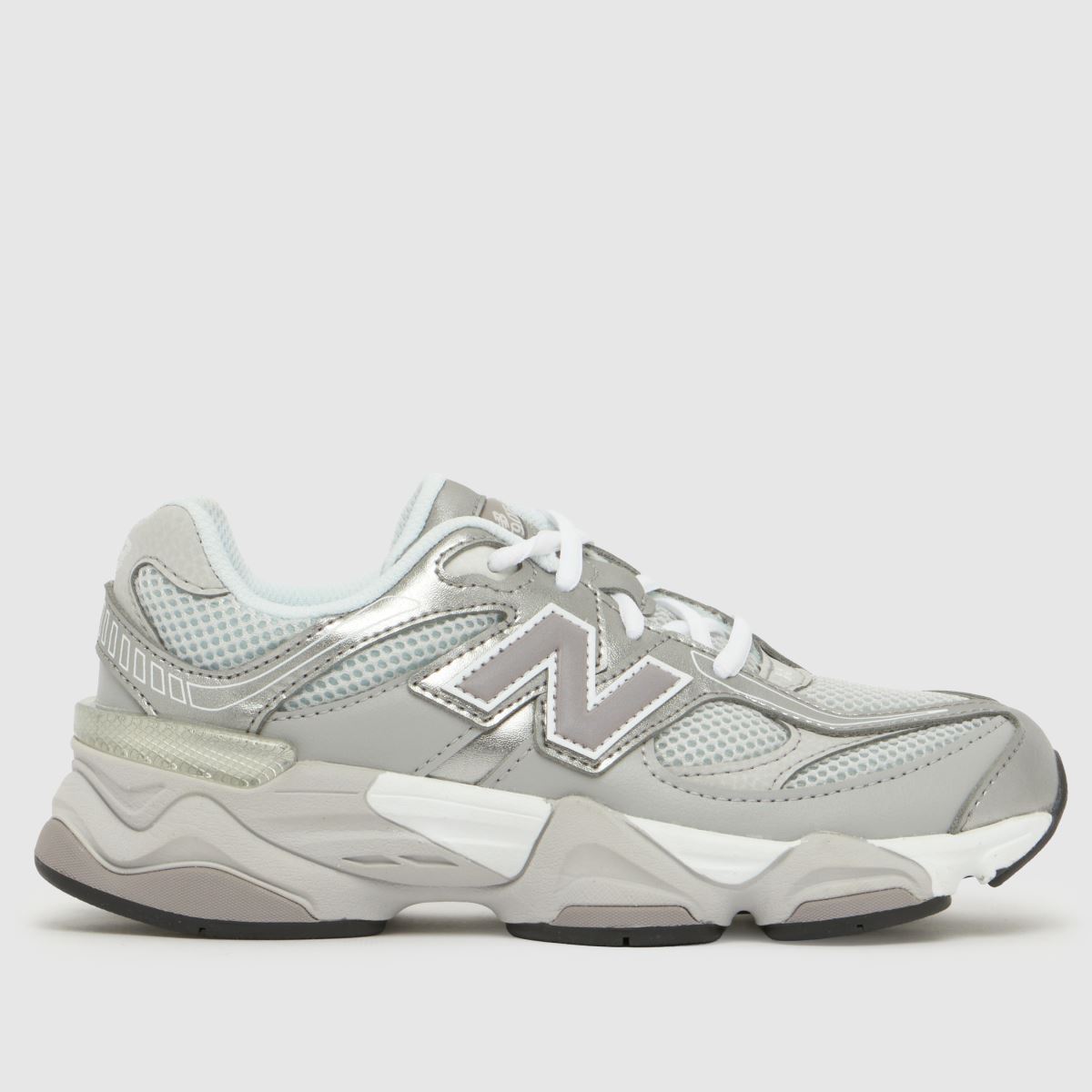 New Balance Silver 9060 Girls Junior Trainers