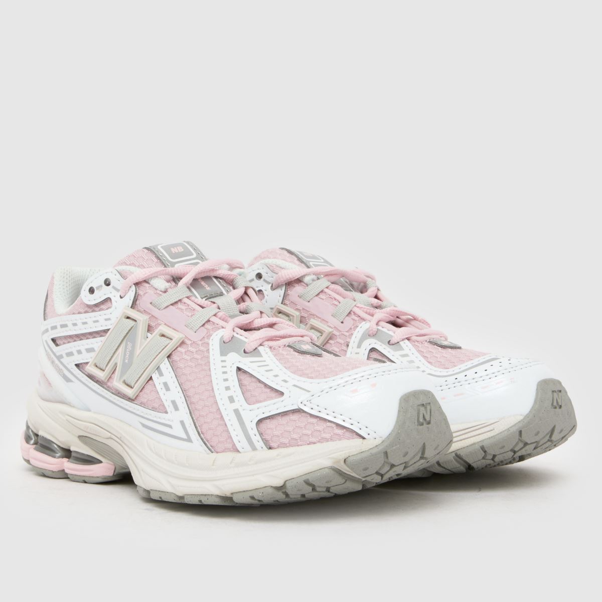 Kids Girls Junior Pink Multi New Balance 1906 Trainers schuh