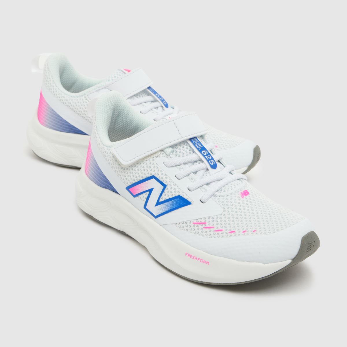 New Balance Fresh Foam 625 Girls Junior in White Multi New Balance Fresh Foam 625 4