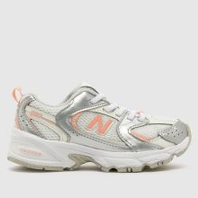 New Balance 530 Girls Junior in White & Pink New Balance 530,1 of 4