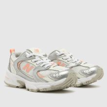 New Balance 530 Girls Junior in White & Pink New Balance 530,2 of 4