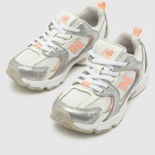New Balance 530 Girls Junior in White & Pink New Balance 530,3 of 4