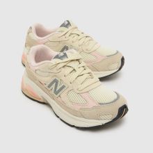 New Balance 2010 Girls Junior in Stone Multi New Balance 2010,3 of 4