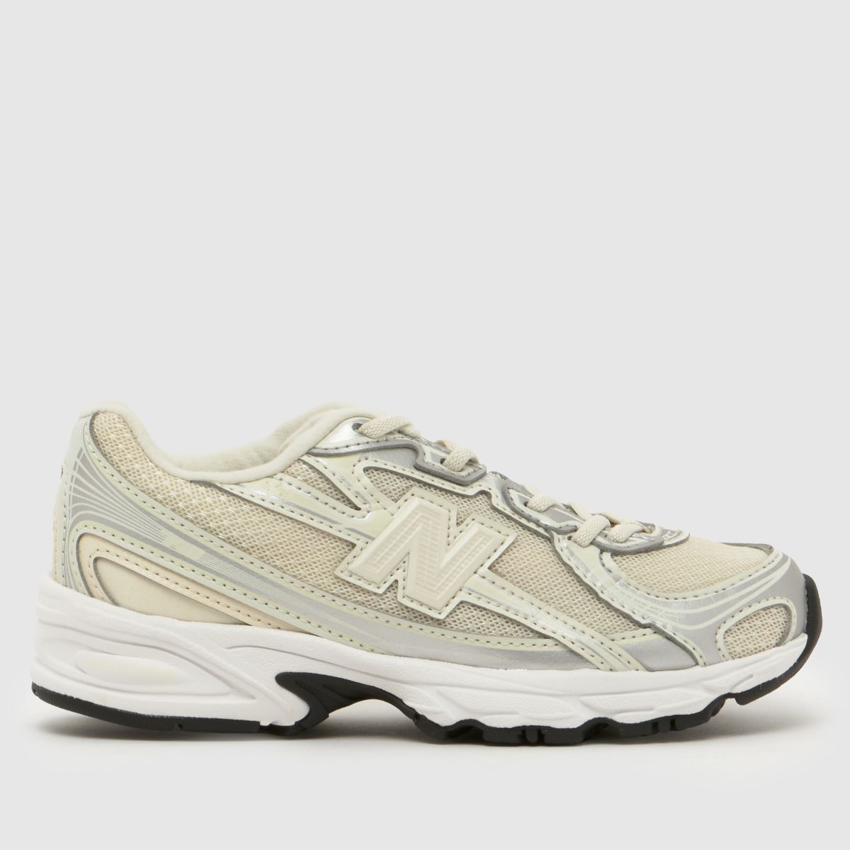 New Balance Beige Multi 740 Girls Junior Trainers