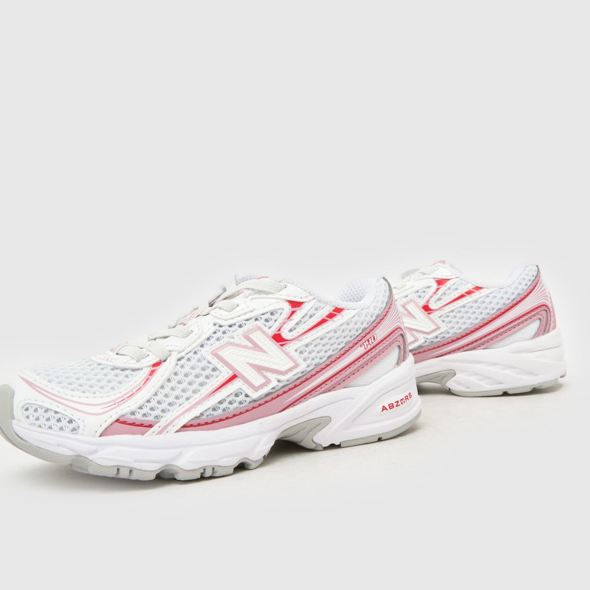 New Balance 740 Girls Junior in White & Red New Balance 740 7
