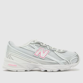 New Balance Silver Multi 740 Girls Junior