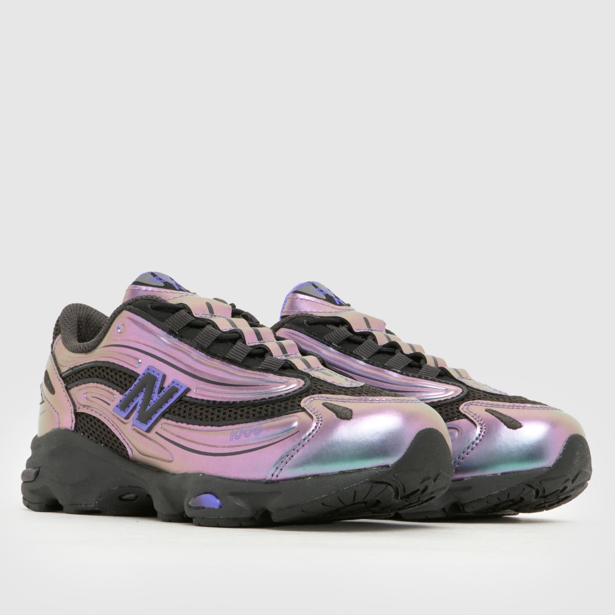 New Balance 1000 Girls Junior in Black & Purple New Balance 1000 1
