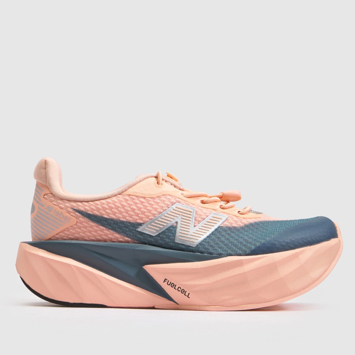 New Balance FuelCell Rebel V5 Girls Junior in Pink Multi New Balance FuelCell Rebel V5