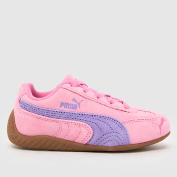 PUMA Pink Multi Speedcat Girls Junior